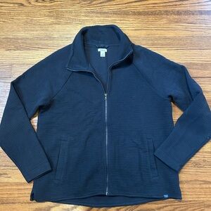 L.L. Bean Women's Navy Zip-Up Jacket